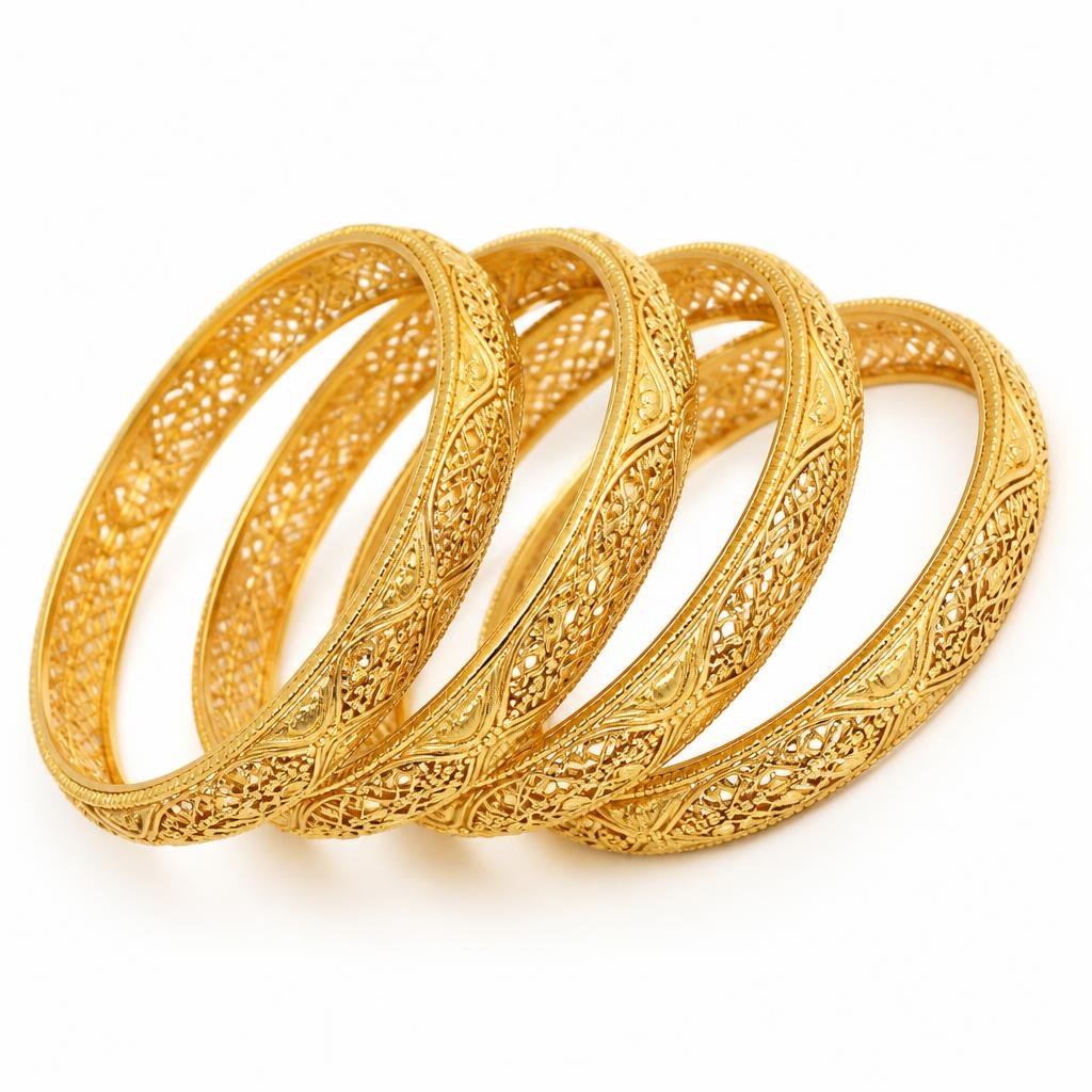 Plastic Brass Laminated Bangles