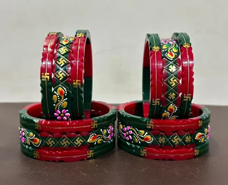 Bottle Green Lac Pair