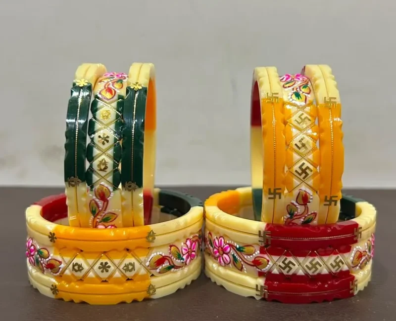 Haldi Yellow Lac Set