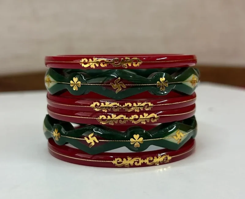 Red & Green Festive Churi